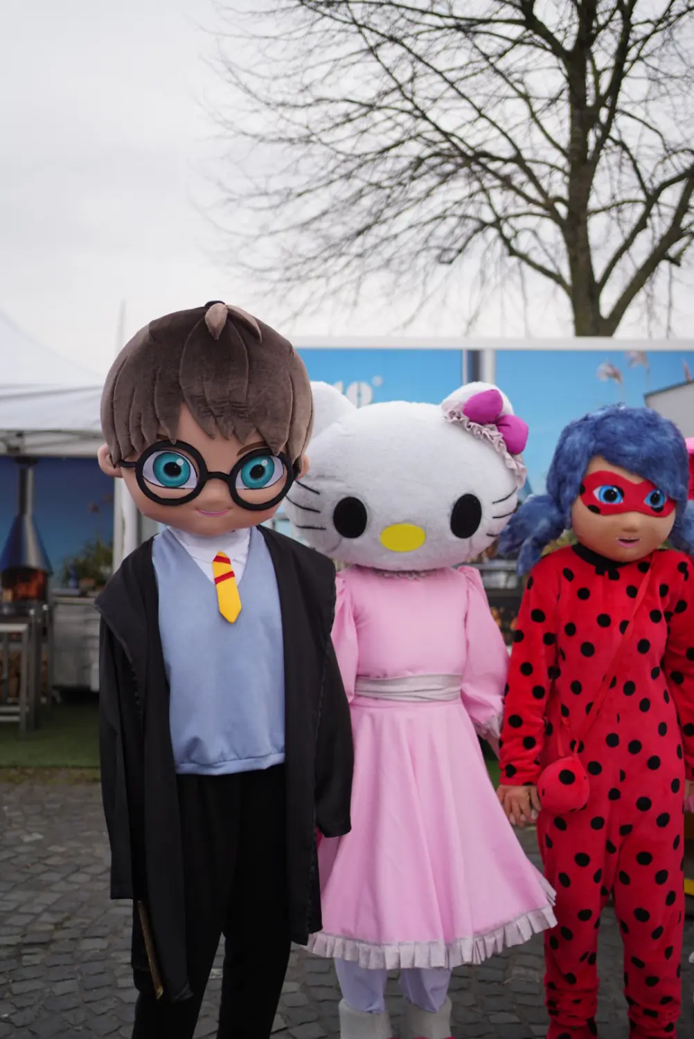 Harry Potter und Hello Kitty und Ladybug (Miraculous Ladybug) Kostüm von Maxiland Event